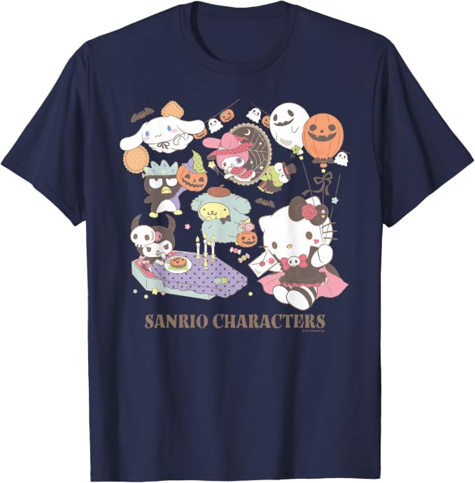 Halloween Special US Design Sanrio Characters Party T-Shirt