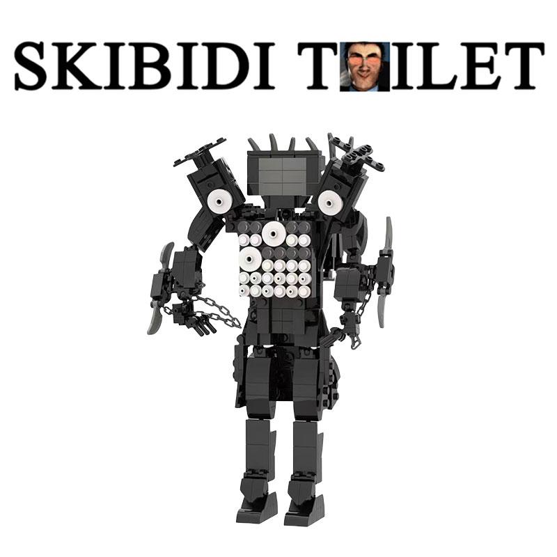 Tv Toilet Skibidi Man Building Blocks Diy Puzzle Toys Home Decor Gifts Birthday