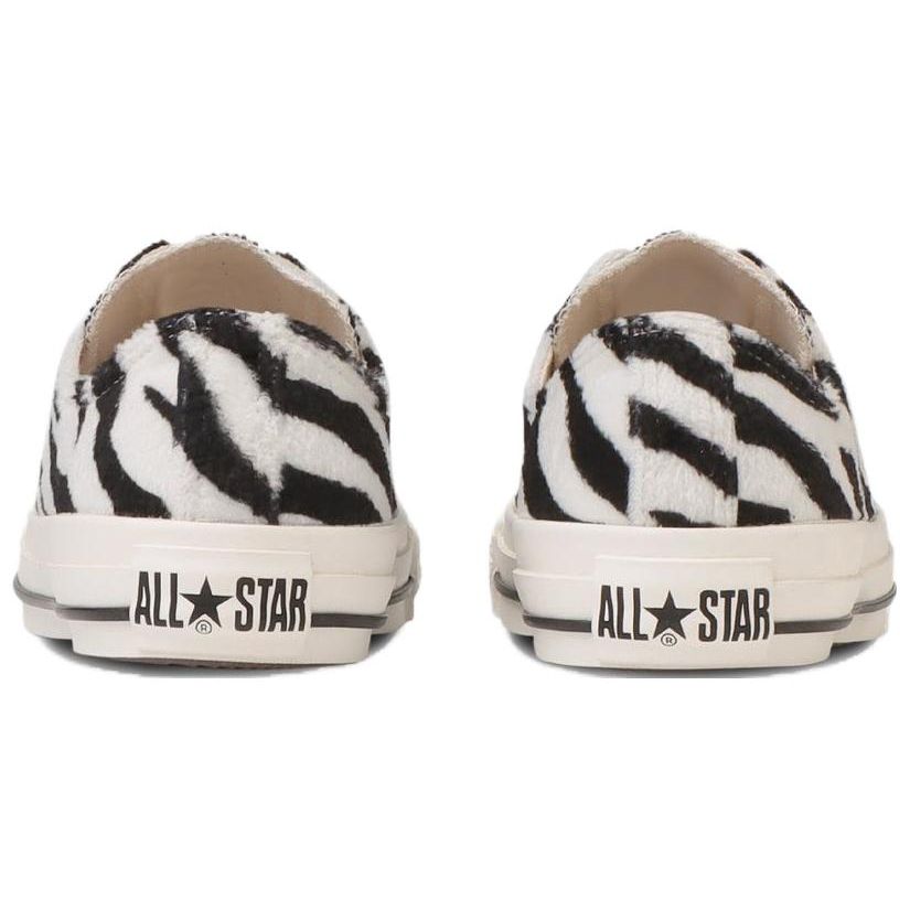 Converse All Star Zebrafur Ox Comfortable Versatile Durable Low-Top Canvas Shoes Unisex Sneakers Black White 31310380