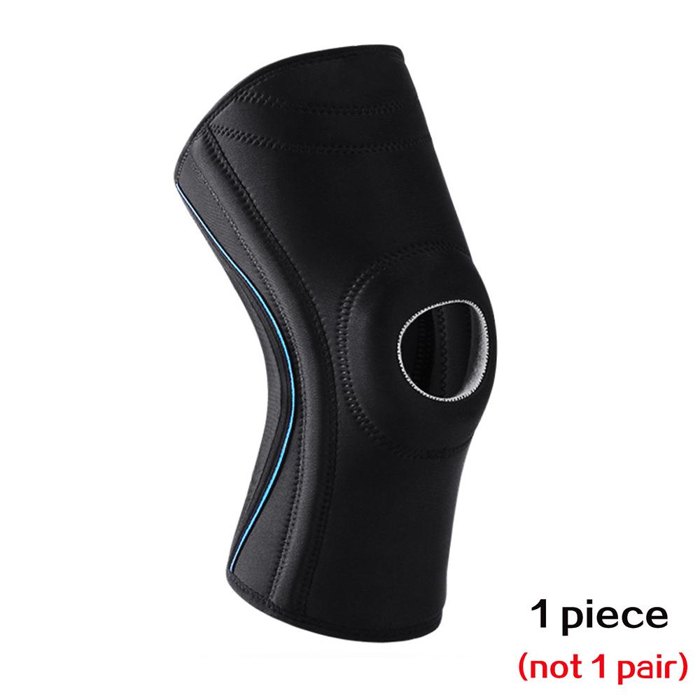 

1 шт. Спортивный наколенник для боли в колене, поддержка колена с губчатой подушечкой для надколенника и боковыми стабилизаторами, медицинские компрессионные рукава для колена XL