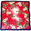New Designs 90*90cm Square Silk Scarves Women Foulard Head Scarf Ladies Shawl Wrap Bandanna Female Chiffon Hijab Beach Scarf