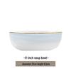 Wutuo Ink Wash Orchid Ceramic Soup Bowl