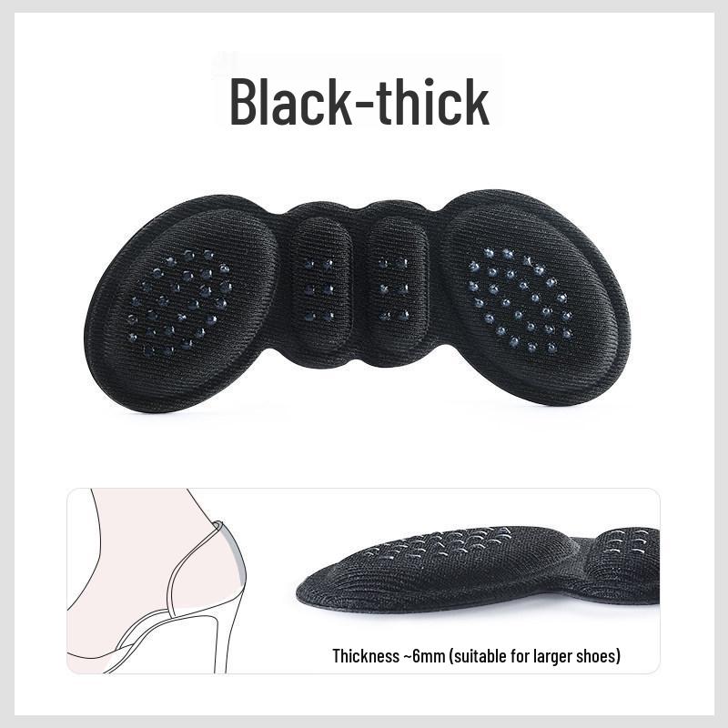 Anti-Blister Heel Sticker & Half Insole for Women - Adjusts Shoe Fit and Prevents Heel Slippage