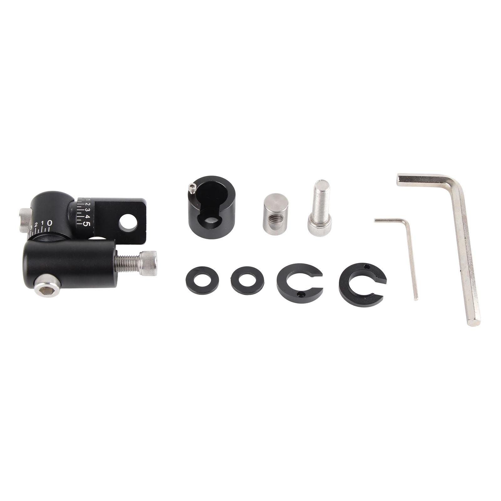 

Adjustable Compound Bow Rod Stabilizer Archery Single Sided VBar for Quick Release