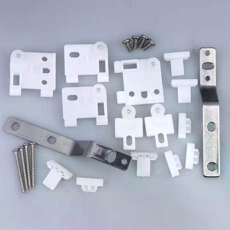 1Set Master Carrier With Wheel For Curved JIALISI Track Rail Electric Curtain Accessories Pulley Matched With 11.5mm Belt