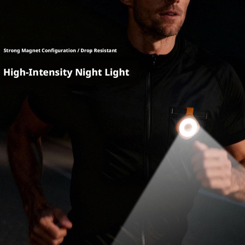 Multifunctional Magnetic Flashlight Portable Mini Keychain Phone Fill Light Essential Work Light for Outdoor photography