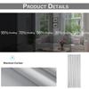 Blackout Door Curtains Privacy Thermal Insulated French Door Curtains Window Panels Kitchen Short Curtains Panels Rod Pocket