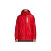 adidas Originals Zip-up Solid Color Lightweight Hoodie Jacket for Men, Red
