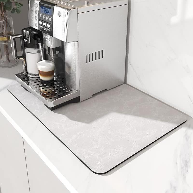Minimalist Diatomaceous Earth Coffee Maker Mat: Heat-Resistant, Thickened, Waterproof, Stain-Resistant Kitchen and Table Drain Mat
