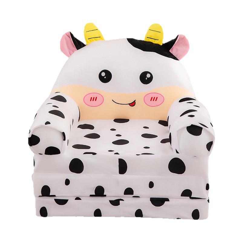 Foldable Cartoon Animal Plush Sofa Chair for Kids