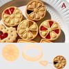 Envelope With Love Heart Shaped Cookie Cutters Stamps Flower Petal Pattern Biscuit Embosser Mould Fondant Baking Decorating Tool