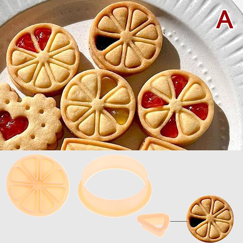 Envelope With Love Heart Shaped Cookie Cutters Stamps Flower Petal Pattern Biscuit Embosser Mould Fondant Baking Decorating Tool