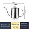 ChuYiBa Stainless Steel Gooseneck Pour Over Coffee Kettle