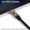 Professional USB C Male to 3Pin Female Mic Cable Dynamic Mic Recording Cord Converters Wire for Dynamic Microphones