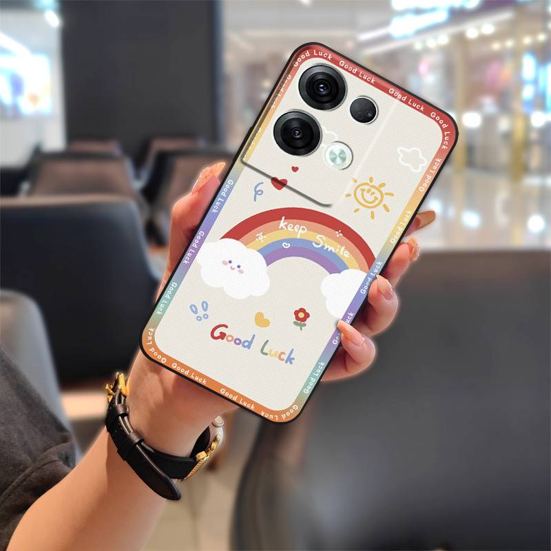 Anti-dust Silicone Phone Case For OPPO Reno8 Pro Plus 5G/8 Pro+ 5G/8Pro Global Cute Soft Case Back Cover Cover Durable