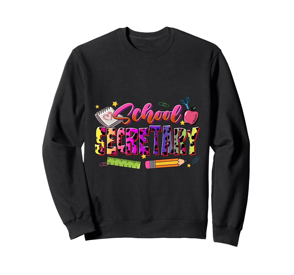 School Cool Funny Shirt Sunglasses Pencil Back to School Sweatshirt