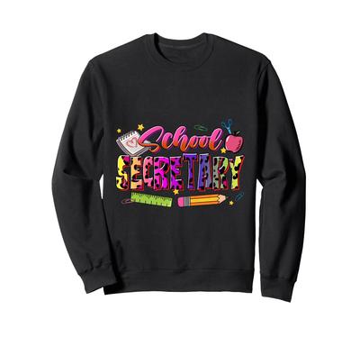 School Cool Funny Shirt Sunglasses Pencil Back To School Sweatshirt
