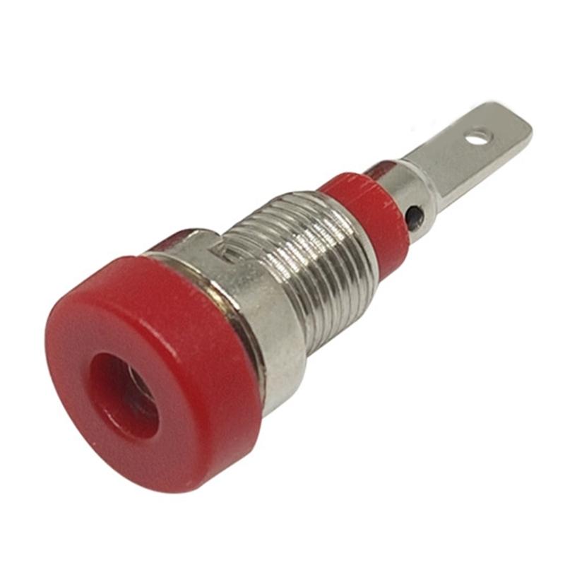 4mm Banana Jack Socket Female Adapter Panel Mount Binding Post M4x28 for Satellites Center Speakers to AVreceivers