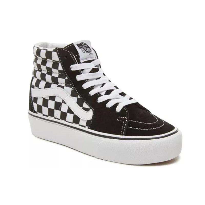 Vans Sk8 Hi Platform 2.0 'Checkerboard Black White' Women's Vans VN0A3TKNQXH