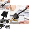 Premium 3 In 1 Barbecue Bbq Oven Grill Bristles Cleaning Stiff Brush Scraper Cleaner For Effortless Maintenance
