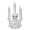 Eerir Parties Decoration for Spooky Setting Stylish Skull Candle Holder Lamp Parties Decoration for Halloween Enthusiast