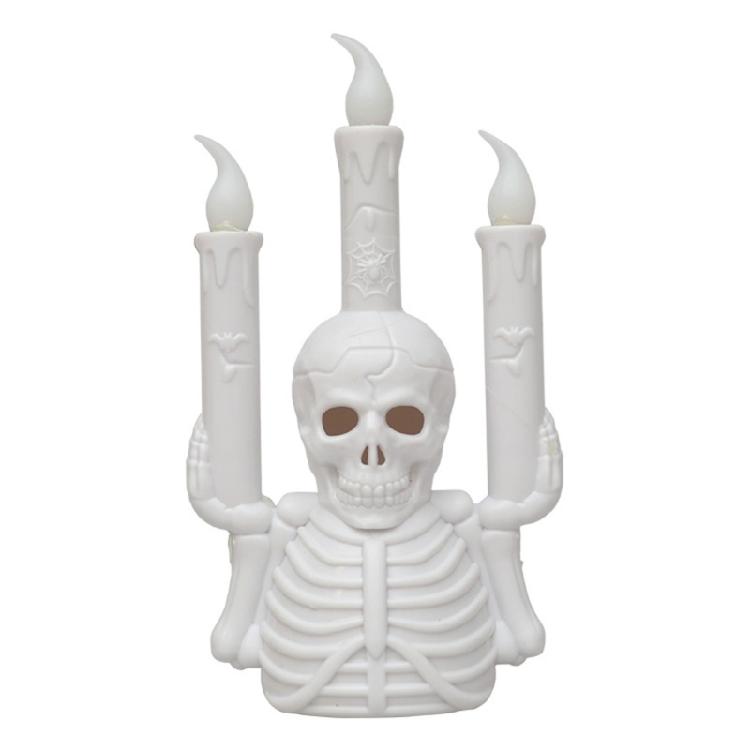 

Eerir Parties Decoration for Spooky Setting Stylish Skull Candle Holder Lamp Parties Decoration for Halloween Enthusiast 1