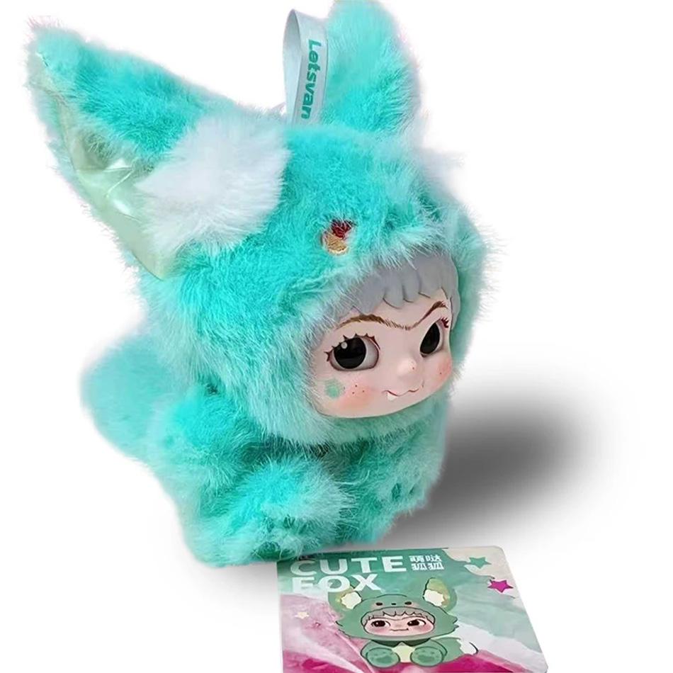 Wakuku V2 Überraschungsbox Fuchs & Hase Trick Or Treat Serie Vinylpuppe Überraschungstüte Schlüsselanhänger Trendige Spielzeuge Überraschungsbox Personalisierte Geschenke