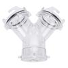 Y Shaped Sewer Pipe Connector High Efficiency Standard 3 Inch Interface RV Wye Sewer Hose Fitting