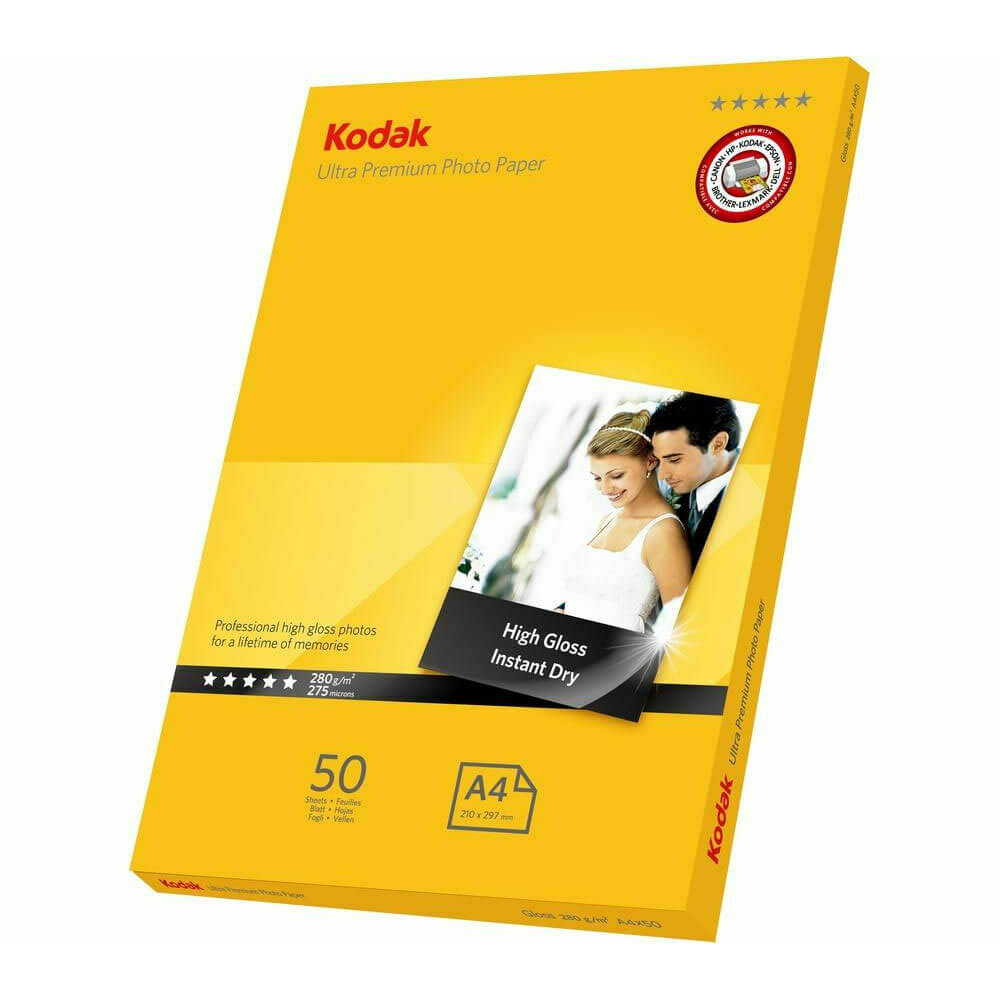 Kodak Ultra Premium Inkjet Photo Paper A4 (50 Sheet)