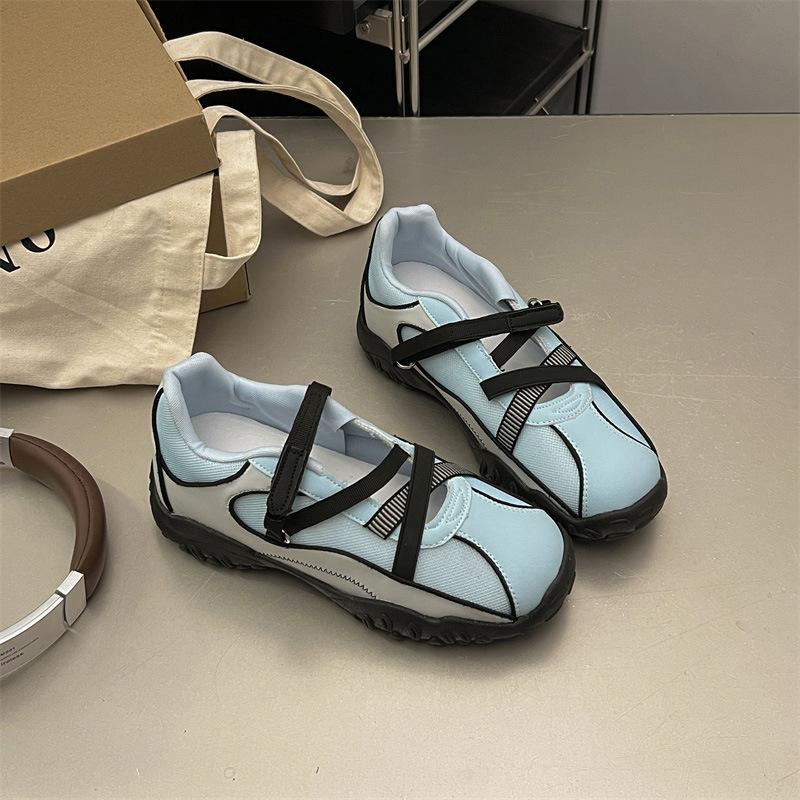 Sports Mary Jane Shoes Summer 2025 New Korean Version of Sports Forrest Gump Shoes Breathable Mesh Casual Versatile Women's Shoes