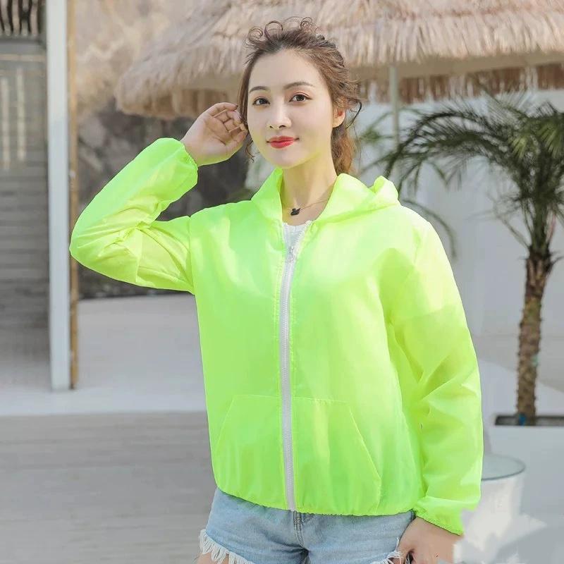 Jacket Women Summer Sun Protection Coat Anti-UV Quick Dry Sports Windbreaker Cycling Run Sunscreen Shirt