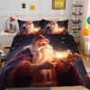Christmas Gift 3D Printed Polyester Pillowcase Quilt Cover Two Or Three-Piece Set Is Available