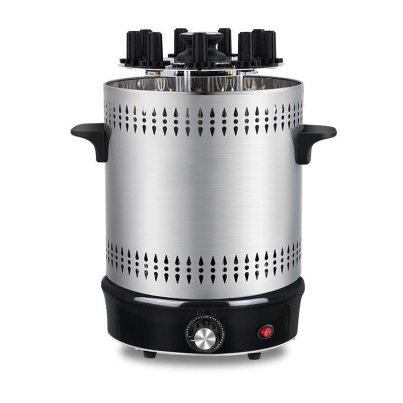 Electric Automatic Rotating Indoor Smokeless Skewer Grill Machine Timer Model
