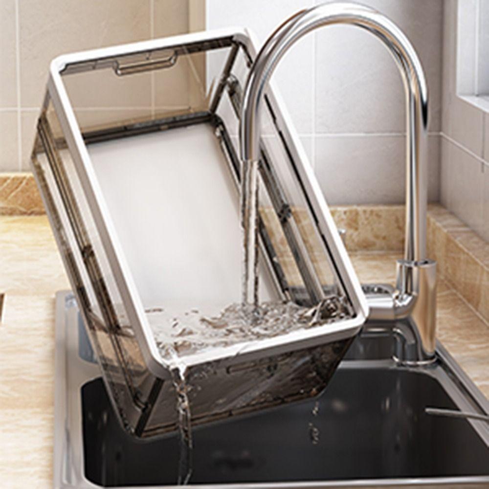 With Lids Closet Storage Bins Stackable Pants Storage Container Thicken Drawer Shelf  Bathroom