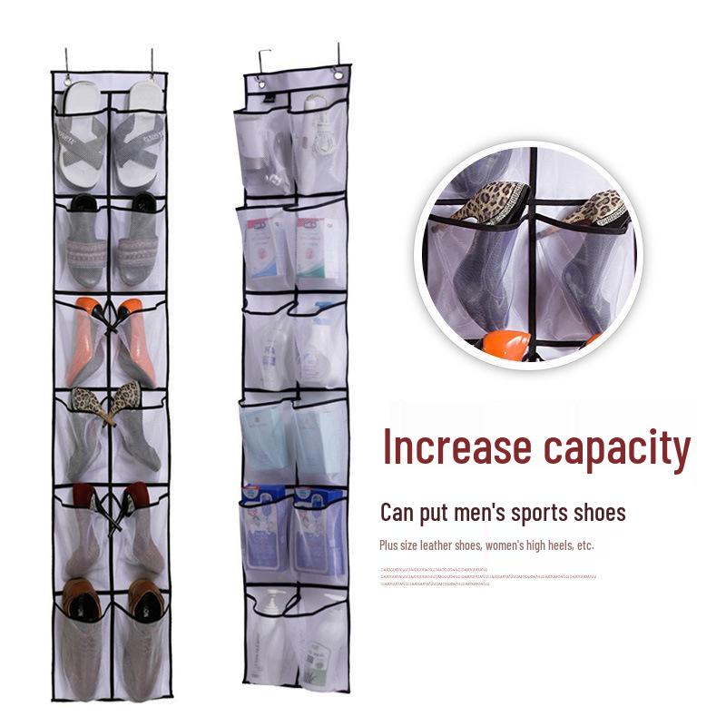 Hot-Selling 12-Pocket Hanging Shoe Organizer for Behind-the-Door Storage