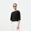 LESS 2025 Summer New Style Round Neck Mid-Sleeve T-Shirt
