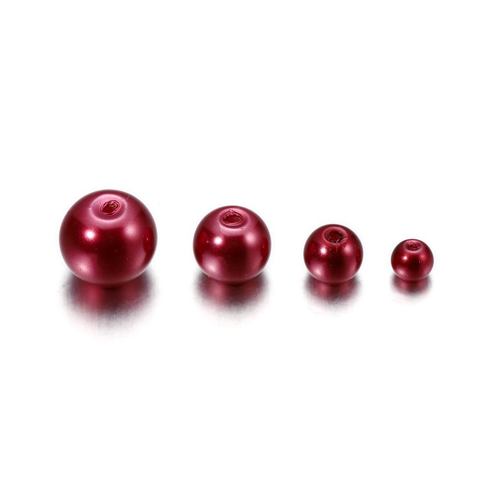 Multi-color 4mm Glass Imitation Pearl Beads for DIY Jewelry Crafting