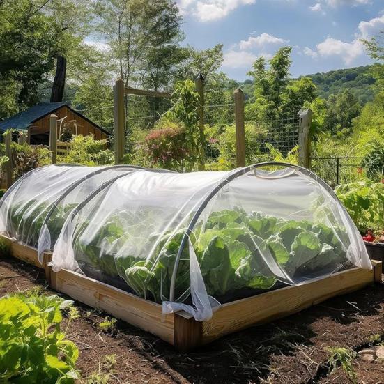 Garden Mesh Netting Plant Insect Barrier Cover Mosquito Net Fine Mesh Insect Netting for Raised Beds Greenhouse Patio