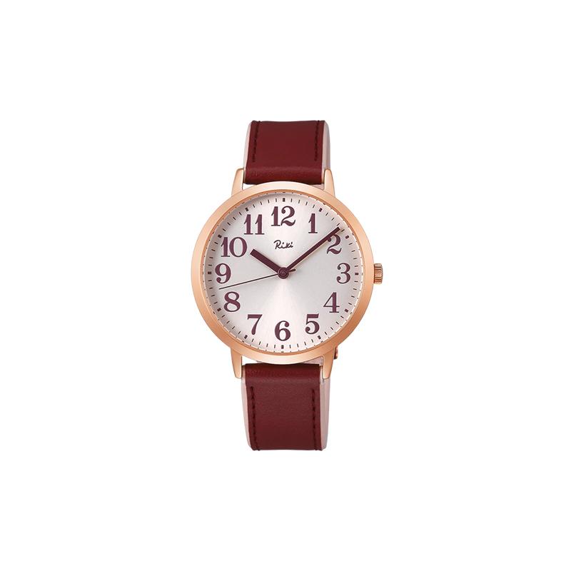 SEIKO 30 meters waterproof Quartz cowhide strap women s watch pink dial AKPK437 розовый