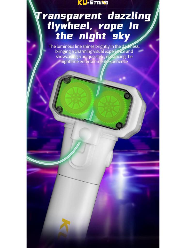 Leuchtender Seilwerfer für Katzen - Handheld-Propeller-Dekompressionsspielzeug für die ganze Nacht