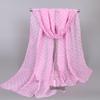 2025 Spring Small Dot Chiffon Scarf: Women's Fashionable Sun Protection, Lightweight and Long