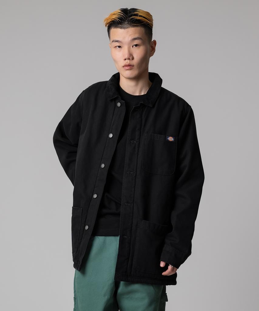 Dickies Duck Canvas Lined Chore Jacket Black