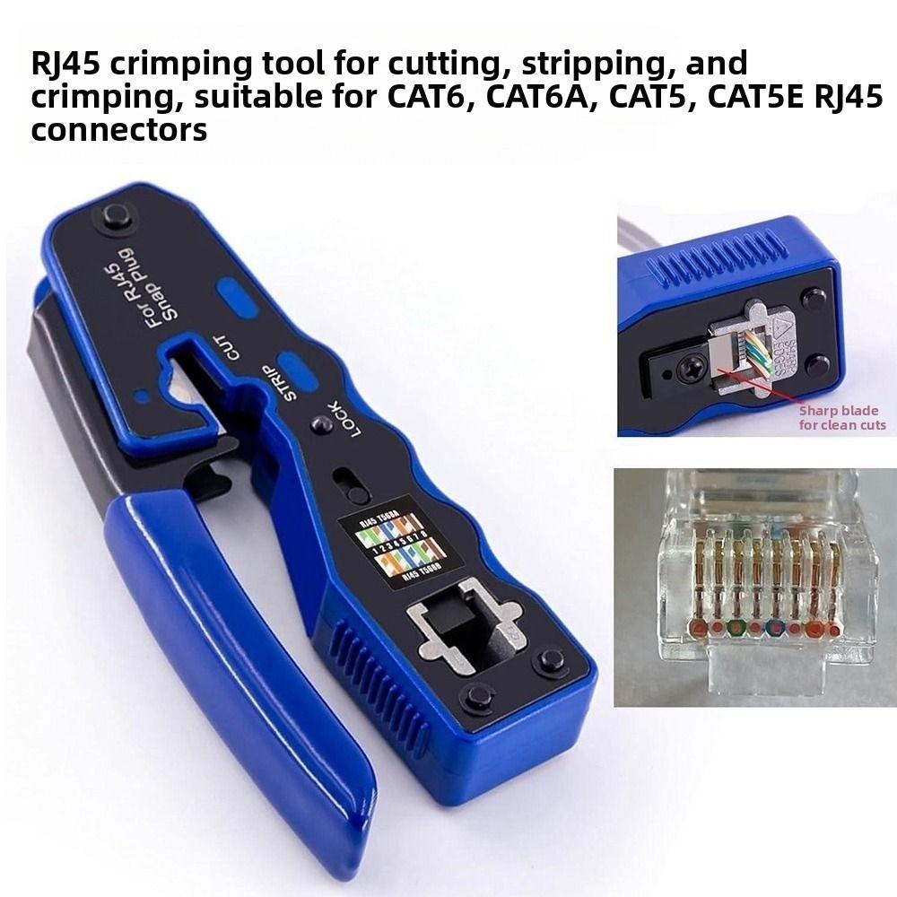 Pressing Wire Clamp RJ45 Crimping Pliers Tool Ethernet Crimping Tool  Wire Connecting Tools