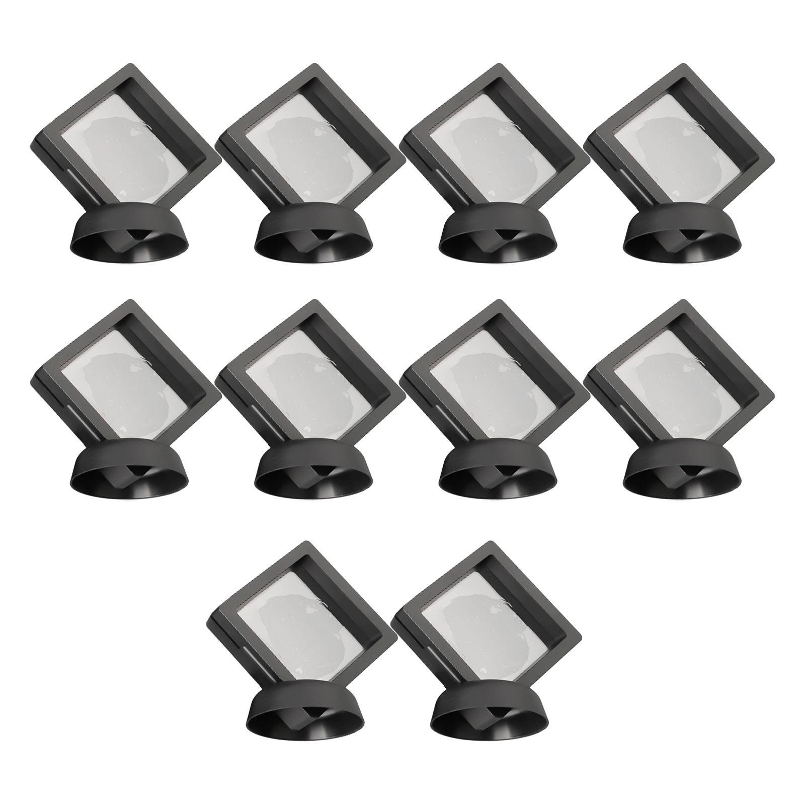 

3D плавающая рамка-дисплей 5/10 шт многоцелевой ящик для хранения Black 10PCS