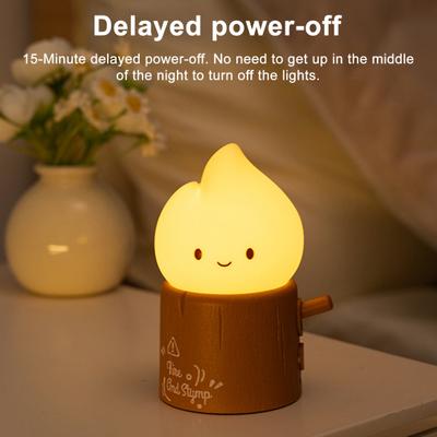 Night Light Adorable Shape Dimmable 2 Lighting Modes USB Rechargeable Realistic