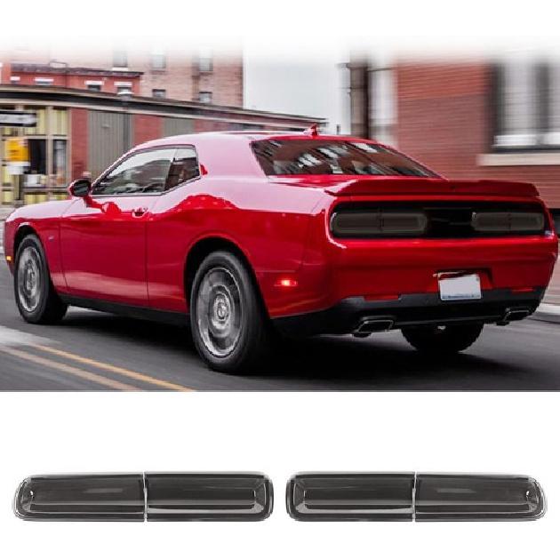 Tail Light Lamp Cover Taillight Guard Trim Bezel for 2015- Dodge Challenger