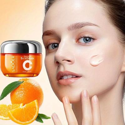 Vitamin C Whitening Firming Moisturizing Cream for All Skin Types Brightening Hydration Rejuvenation