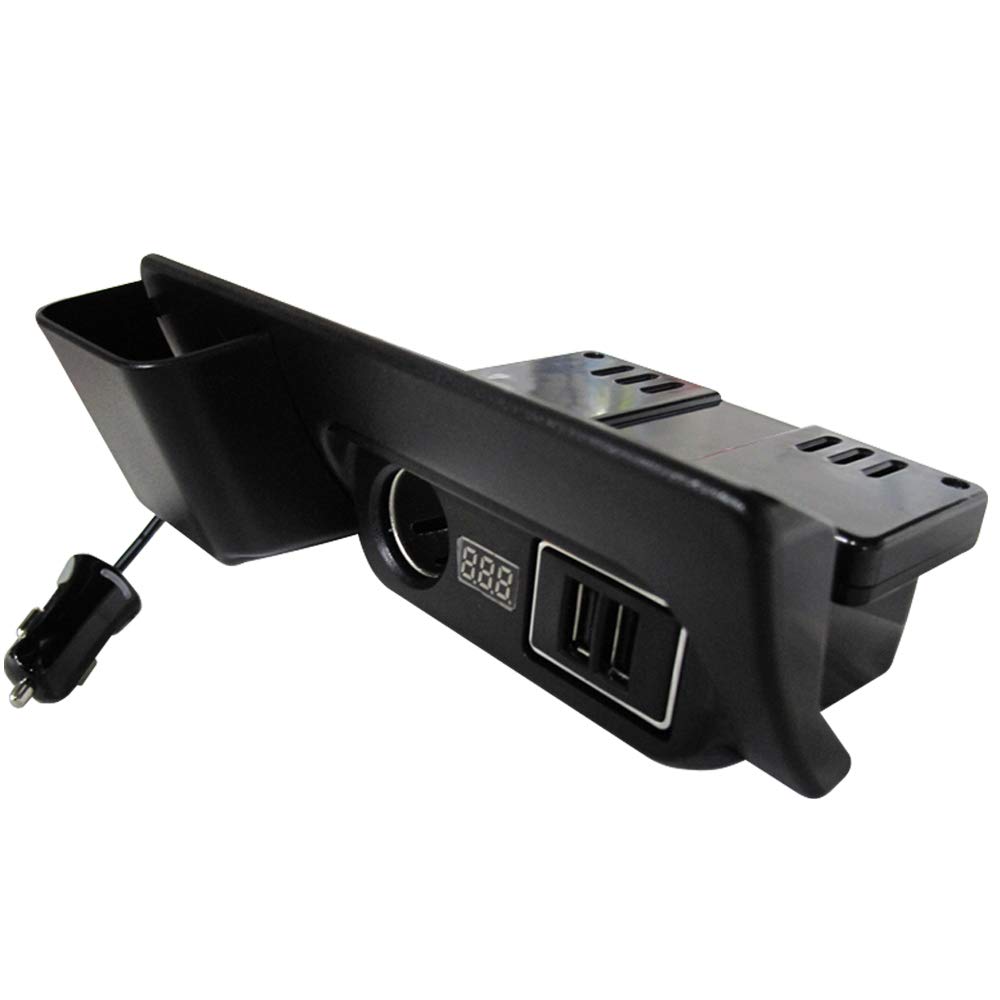 USB Cigarette Lighter Extension Kit with Voltmeter for Toyota Hiace 200 Series (AC359 Compatible)