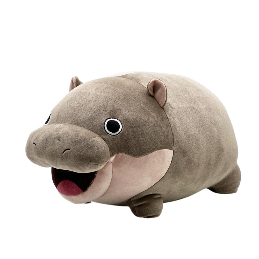 Cute Moo Deng Plush Toys The Bouncy Pig Hippo Doll Plush Toy Angry Baby Hippo Doll  Fan Collection