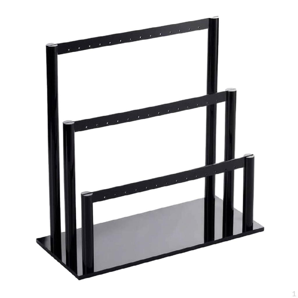 ThreeTier Earring Display Convenient To View See Rack SpaceSaving Acrylic Jewelry